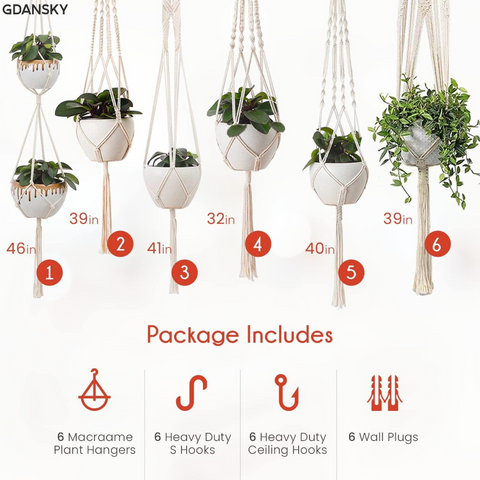 Gdansky Handmade Macrame Plant Hanger™